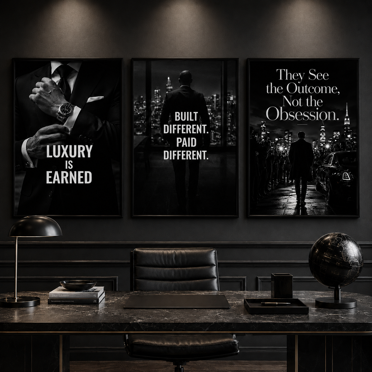 The Wealth Mindset Bundle — 3 Poster Set