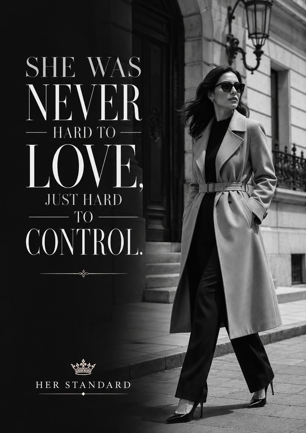 She Was Never Hard to Love, Just Hard to Control Poster