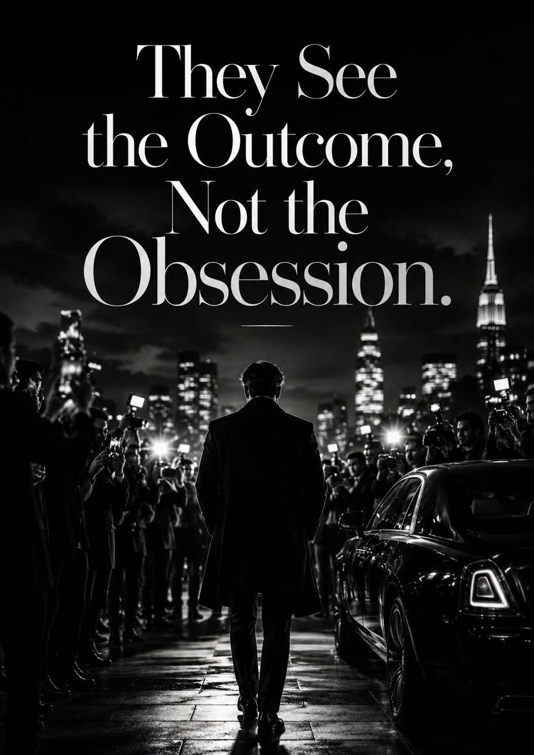 They See the Outcome, Not the Obsession Poster